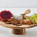 Load image into Gallery viewer, Acacia Wood Cake Stand Natural COAST
