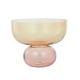 Load image into Gallery viewer, Asta Glass Footed Bowl 25x20cm Pk/Amber COAST
