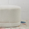 Load image into Gallery viewer, Atlanta Pebble Ottoman in Ivory COAST
