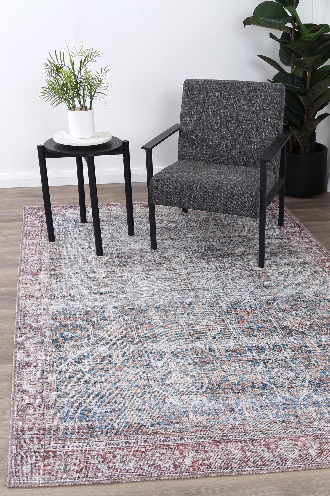 Kaiaua Berossus Nineveh Multi Machine Washable Rug