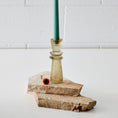 Load image into Gallery viewer, Glass Taper Candleholder Moss COAST
