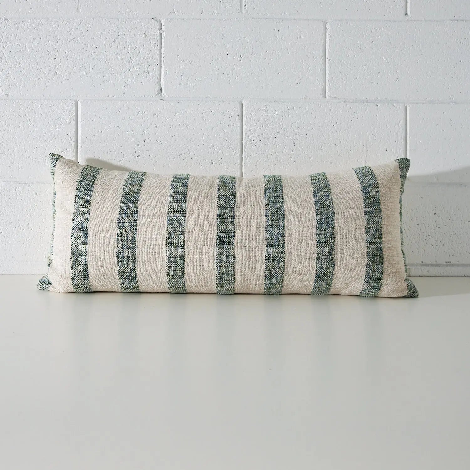 Albina Cushion 35x90cm Ivory/Green CELADON