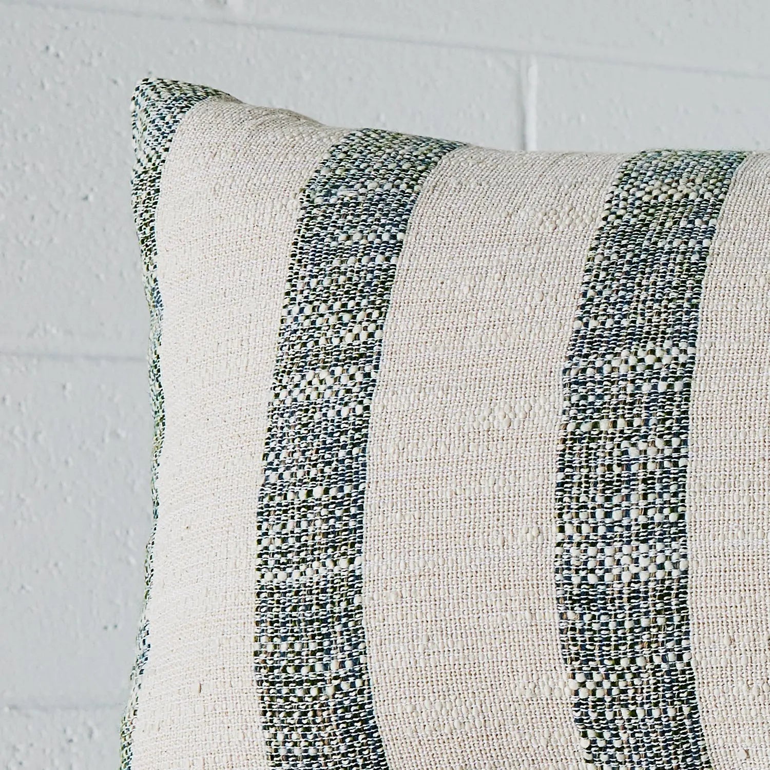 Albina Cushion 35x90cm Ivory/Green CELADON