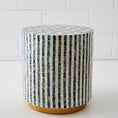 Load image into Gallery viewer, Inlay Stool- 38cm x 40cm Multi COAST
