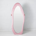 Load image into Gallery viewer, Irregular Velvet Full Length Floor Mirror Pink KAILE
