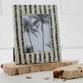 Load image into Gallery viewer, Navy/Ivory Inlay Frame- 21cm x 26cm COAST
