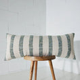 Load image into Gallery viewer, Lumbar Oversized Cushion Ivory and Green CELADON
