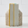 Load image into Gallery viewer, Marble Bookends Beige COAST
