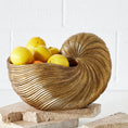 Load image into Gallery viewer, Nautilus Metal Bowl and Sculpture Gold KAILE
