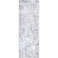 Load image into Gallery viewer, Queenstown Evalina Grey Abstract Washable Runner
