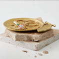 Load image into Gallery viewer, Pomegranate Metal Dish in Gold COAST
