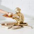 Load image into Gallery viewer, Resin Gold-Leaf Monkey Statue KAILE
