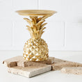 Load image into Gallery viewer, Resin Gold-Leaf Pineapple Stand KAILE
