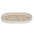 Load image into Gallery viewer, Reuben Terrazzo Ribbed Tray 18x30cm Nat# COAST
