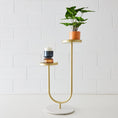 Load image into Gallery viewer, Round Multi-Tiered Plant Stand Gold KAILE
