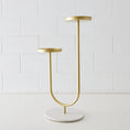 Load image into Gallery viewer, Round Multi-Tiered Plant Stand Gold KAILE
