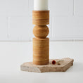 Load image into Gallery viewer, Sandstone Candleholder Natural COAST
