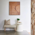 Load image into Gallery viewer, Textural Abstract Framed Canvas Wall Art Taupe KAILE
