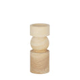 Load image into Gallery viewer, Uma Sandstone Candleholder 9x9x23cm Tan COAST
