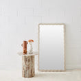 Load image into Gallery viewer, Wavy Wood Mirror in Taupe COAST
