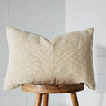 Load image into Gallery viewer, Yarra Cushion 60x40cm Ivory CELADON
