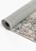 Load image into Gallery viewer, Dunedin Echo Blue Grey Abstract Washable Runner
