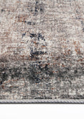 Load image into Gallery viewer, Dunedin Echo Blue Grey Abstract Washable Runner
