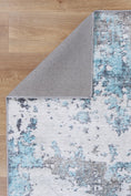 Load image into Gallery viewer, Karamea Akkad Blue Machine Washable Rug
