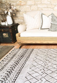 Load image into Gallery viewer, Wellington Alma Scandi Silver Machine Washable Rug
