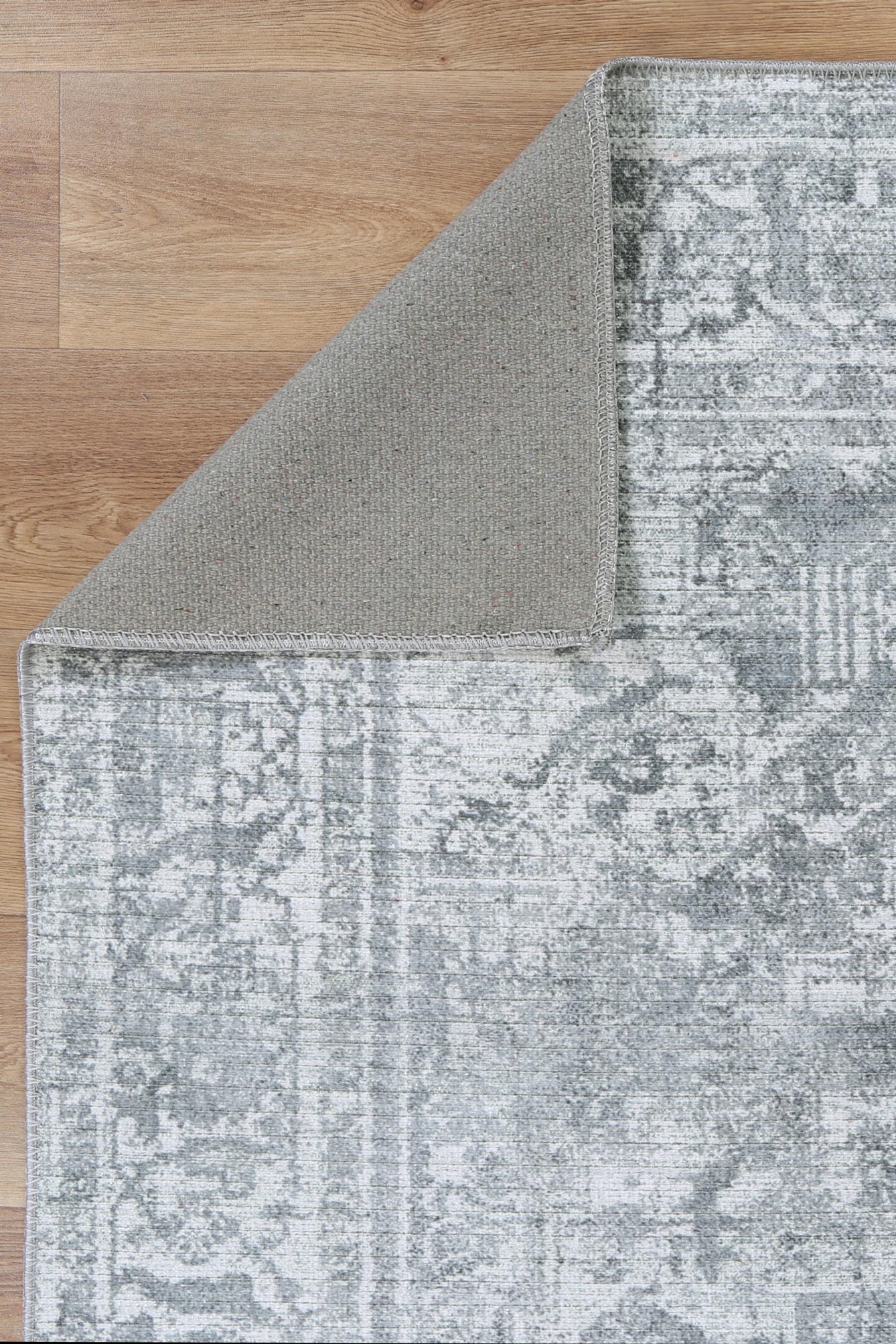 Takaka Arbela Charcoal Machine Washable Rug