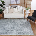 Load image into Gallery viewer, Takaka Arbela Charcoal Machine Washable Rug
