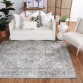 Load image into Gallery viewer, Takaka Arbela Grey Machine Washable Rug
