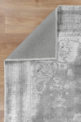 Load image into Gallery viewer, Omaru Isin Light Grey Machine Washable Rug
