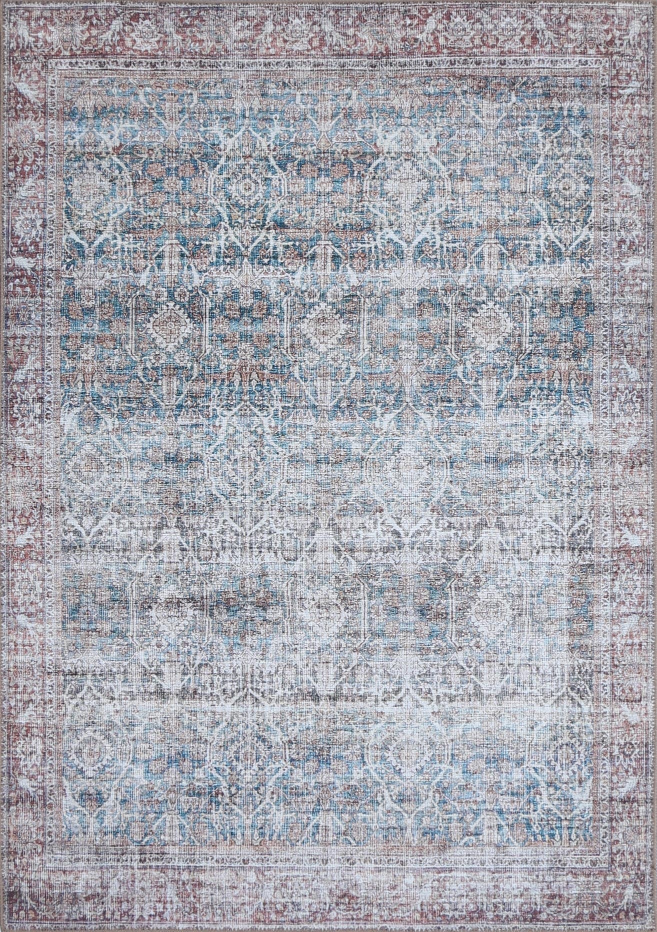 Kaiaua Berossus Nineveh Multi Machine Washable Rug