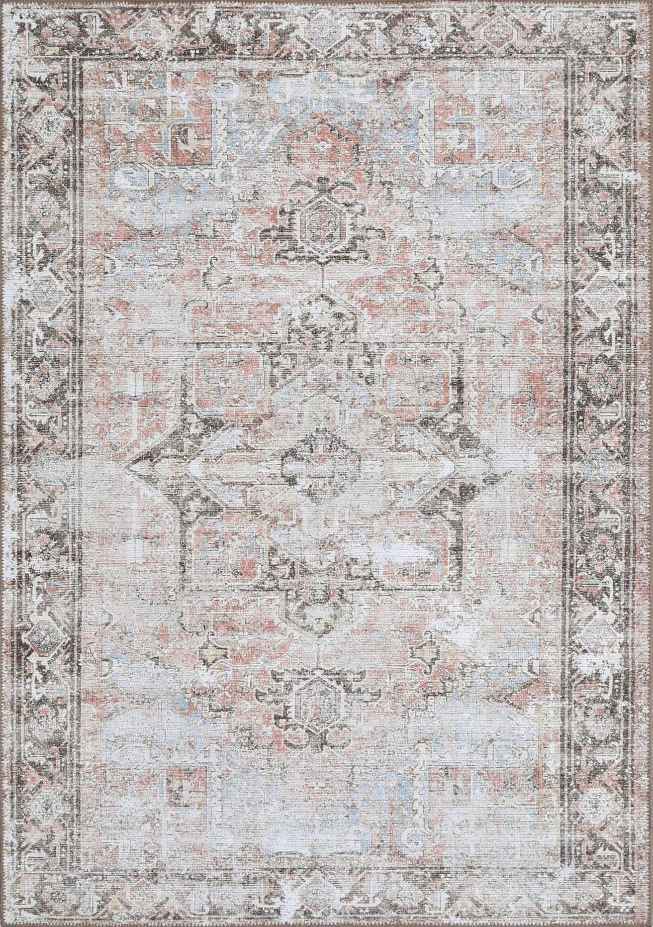 Motueka Berossus Nuzi Multi Machine Washable Rug