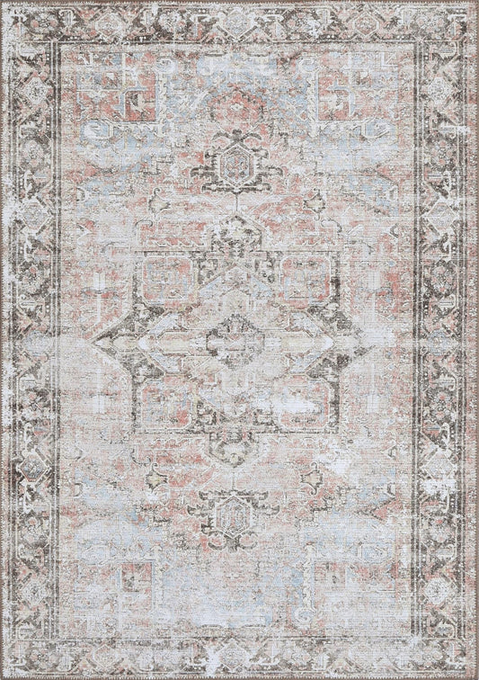 Motueka Berossus Nuzi Multi Machine Washable Rug