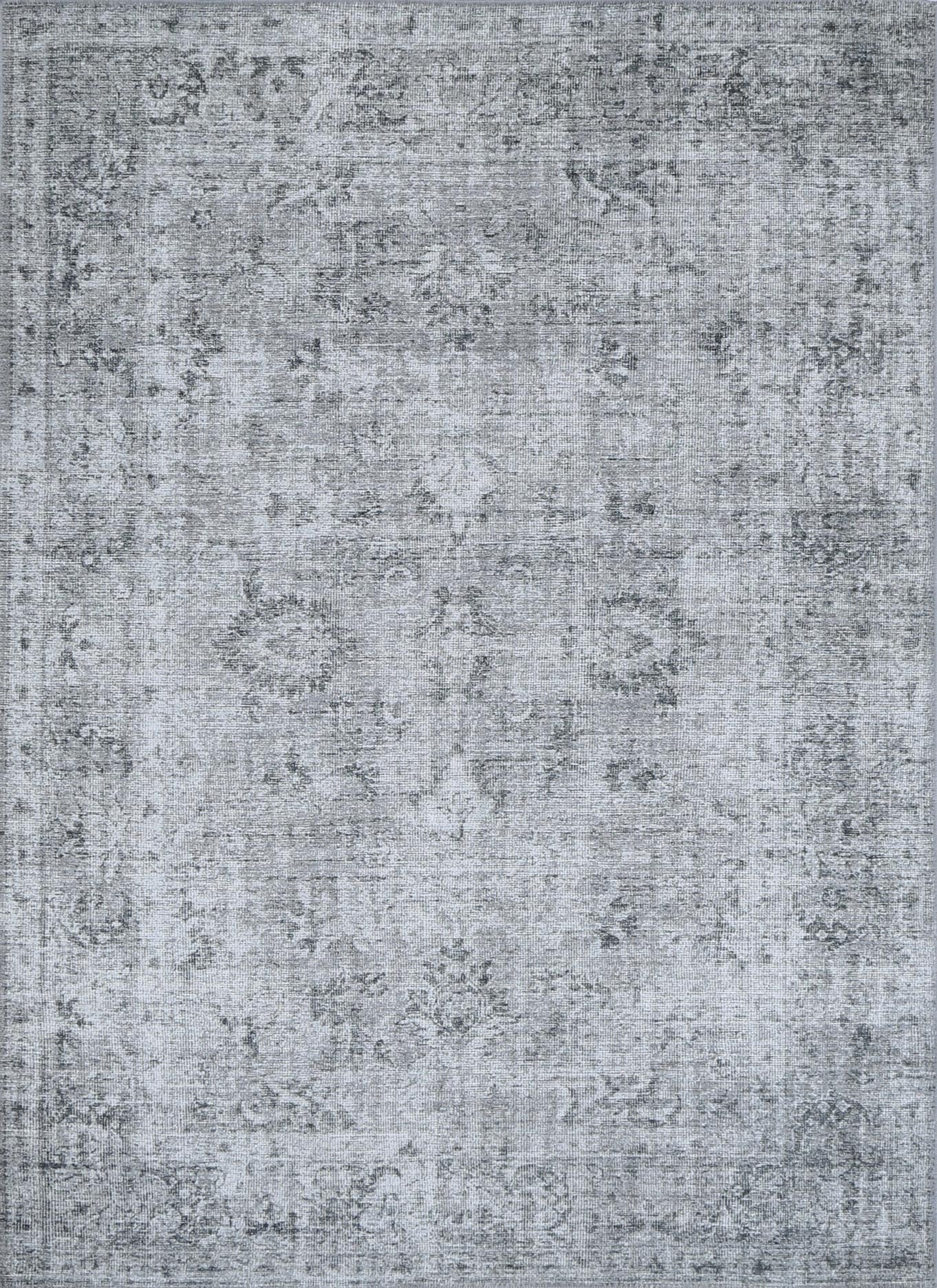 Hauraki Berossus Tuttul Grey Machine Washable Rug