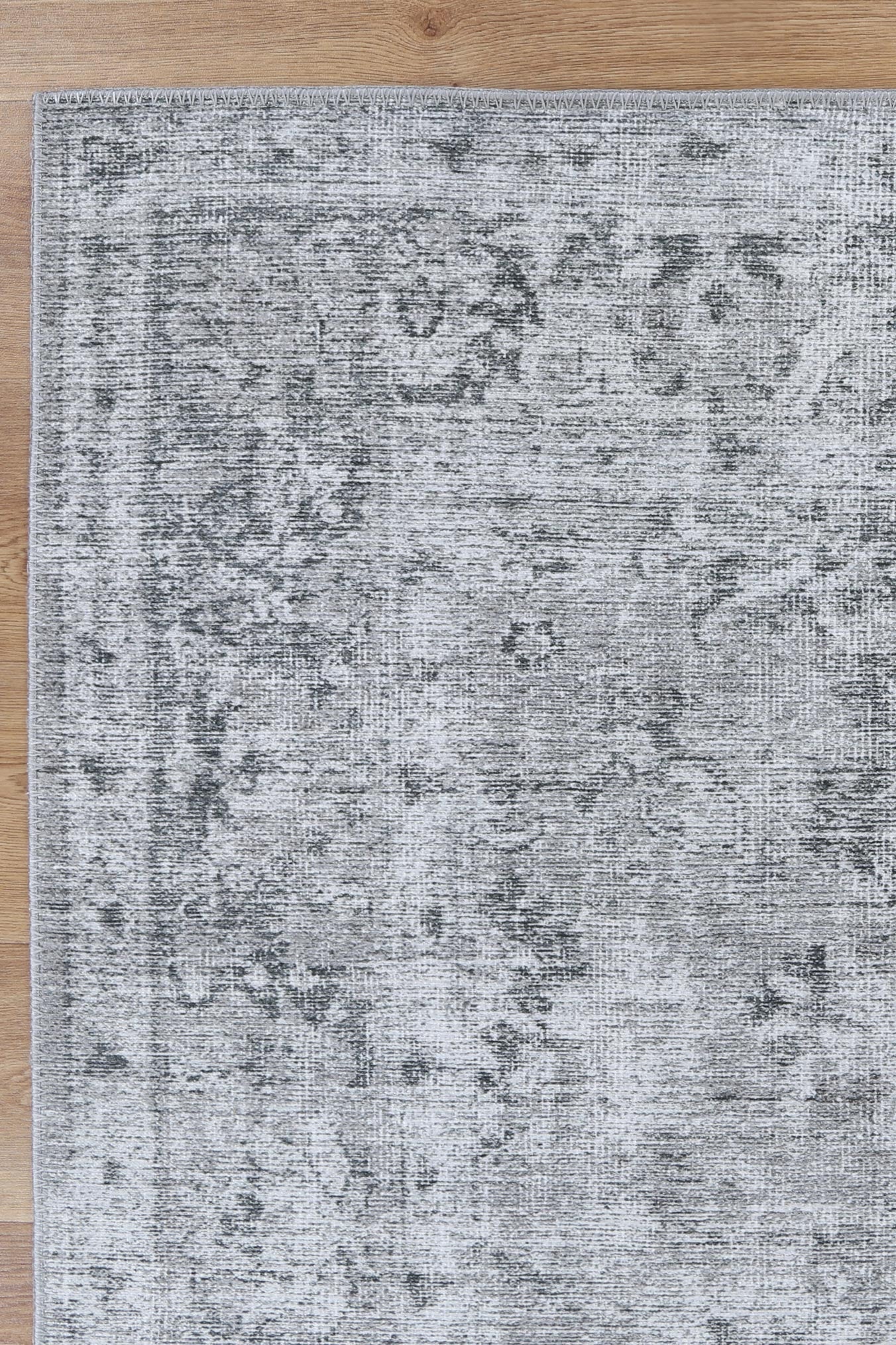 Hauraki Berossus Tuttul Grey Machine Washable Rug