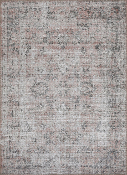 Hauraki Berossus Tuttul Rust Machine Washable Rug