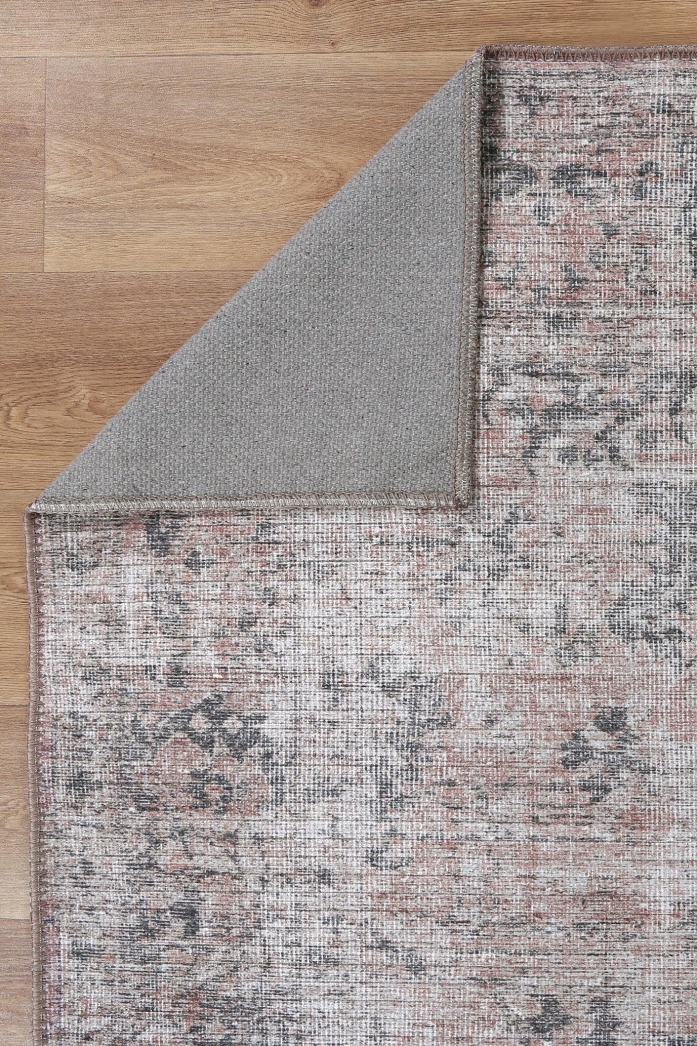 Hauraki Berossus Tuttul Rust Machine Washable Rug