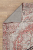 Load image into Gallery viewer, Hokitika Carmine Vintage Rust Washable Rug
