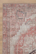 Load image into Gallery viewer, Hokitika Carmine Vintage Rust Washable Rug
