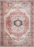 Load image into Gallery viewer, Hokitika Carmine Vintage Rust Washable Rug
