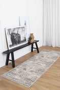 Load image into Gallery viewer, Pohutukawa Chateau Ash Washable Runner
