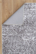 Load image into Gallery viewer, Rotorua Lauro Grey Contemporary Washable Rug
