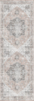 Load image into Gallery viewer, Matakana Cezanne Blush Distressed Vintage Washable Runner
