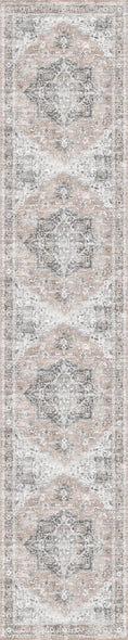 Load image into Gallery viewer, Matakana Cezanne Blush Distressed Vintage Washable Runner
