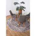 Load image into Gallery viewer, Matakana Cezanne Rabbit Gray Inca Gold Distressed Vintage Round Washable Rug
