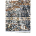 Load image into Gallery viewer, Matakana Cezanne Rabbit Gray Inca Gold Distressed Vintage Round Washable Rug
