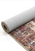 Load image into Gallery viewer, Matakana Cezanne Terracotta Distressed Vintage Washable Rug
